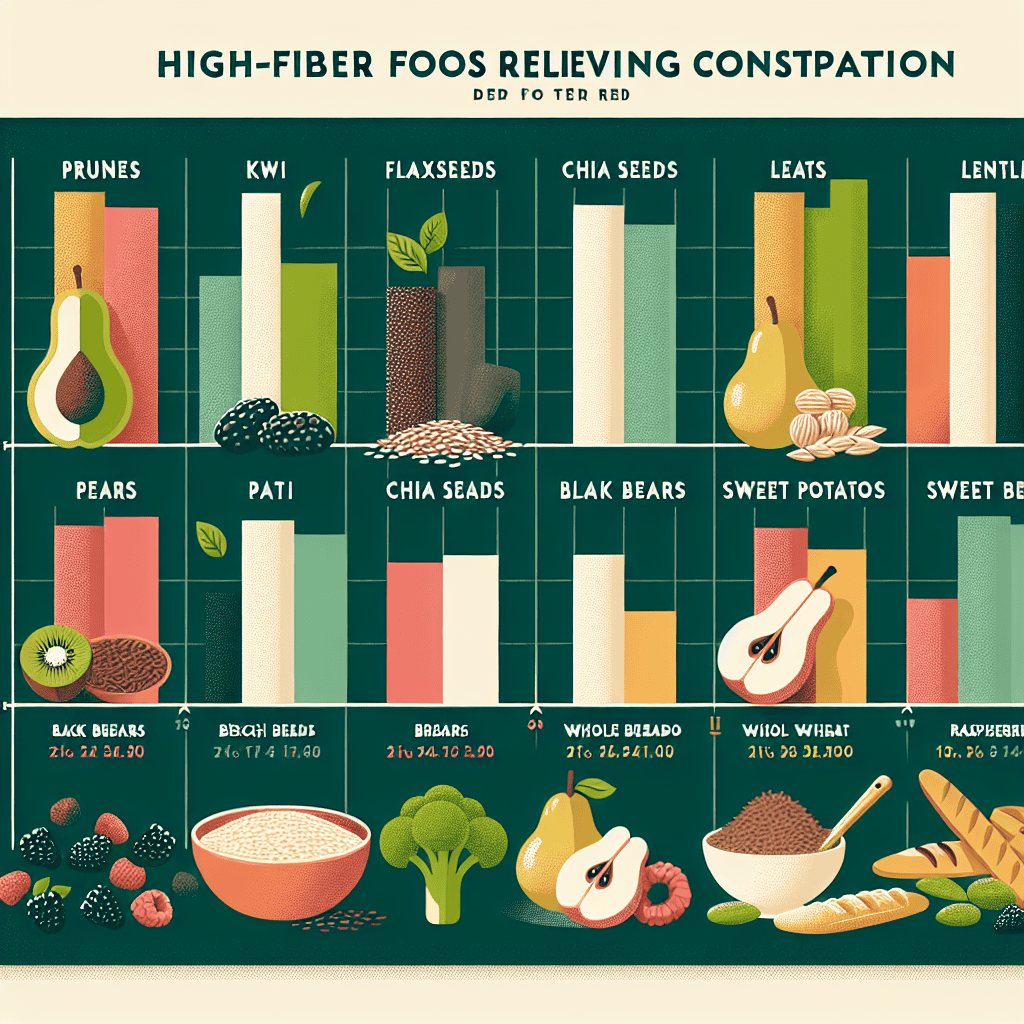 fiber content comparison chart for constipation foods